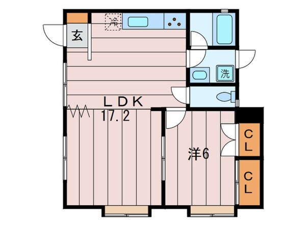 テラス日吉の物件間取画像